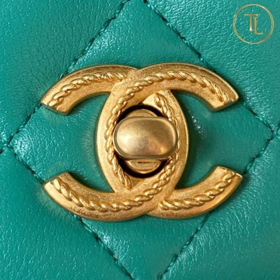 tui chanel like auth deo cheo mau xanh luc (8)