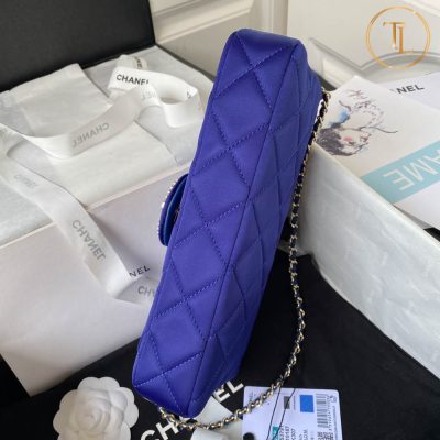 túi đeo chéo chanel rep 1 1 mau xanh (7)