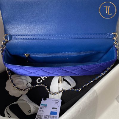 túi đeo chéo chanel rep 1 1 mau xanh (9)