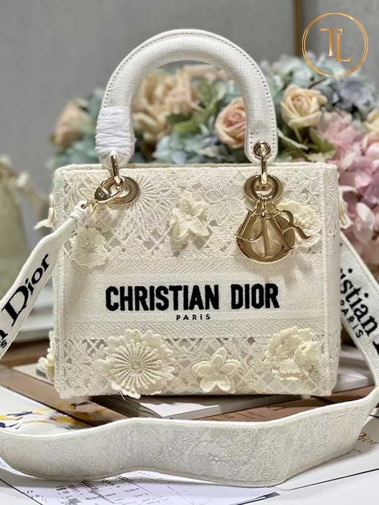 Túi Dior trắng