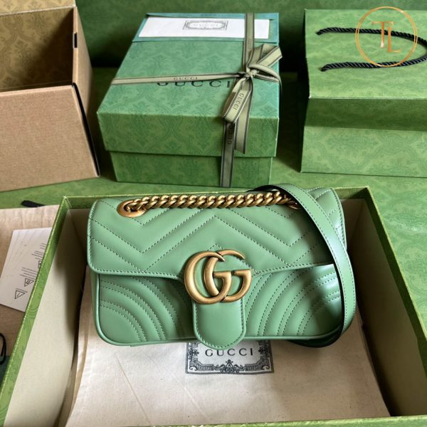 tui gucci marmont like auth 1 1 mau xanh (8)