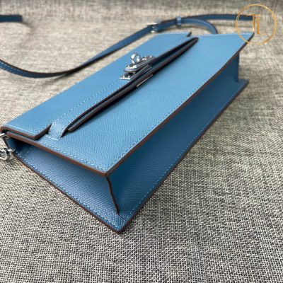 Túi Hermes Kelly đeo chéo F1 màu xanh Hàng Hiệu HMM513 13 tui hermes f1 kelly mau xanh (2)
