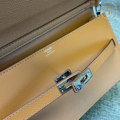 Túi Hermes Kelly đeo chéo Super Fake 1:1 nâu da bò HMM516 17 tui hermes super fake mau nau kelly (8)