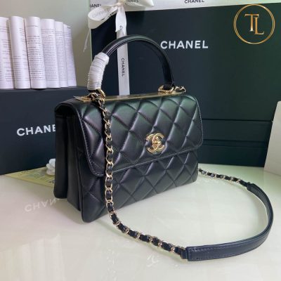 tui xach deo cheo chanel rep 1 1 nu mau den khoa vang (1)