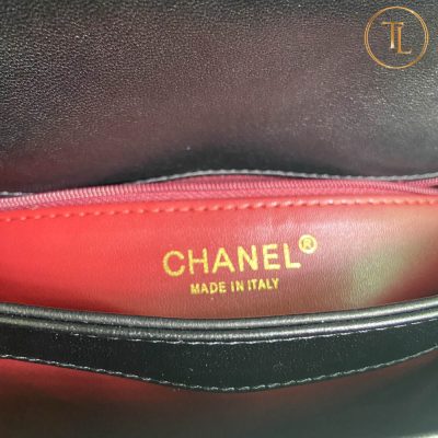 tui xach deo cheo chanel rep 1 1 nu mau den khoa vang (3)