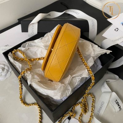 tui xach nu chanel deo cheo hang hieu like auth mau nau vang (4)