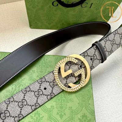 Thắt lưng Gucci nam màu ghi đen hàng hiệu siêu cấp like auth mặt khóa nhiều màu GC 266 7 that lung gucci nam (2)