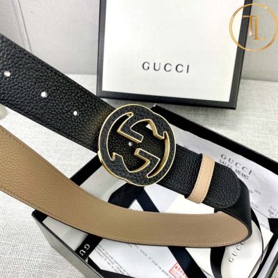 Thắt lưng Gucci nam 2 mặt màu nâu be và đen mặt khóa nhiều màu hàng hiệu siêu cấp GC 211 9 that lung gucci nam (5)