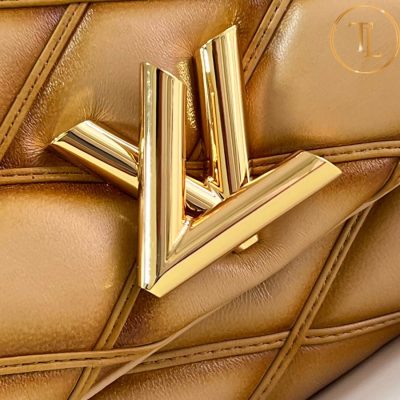 Túi xách đeo chéo Louis Vuitton màu nâu logo vàng hàng hiệu like auth LV19 7 tui lv (3)