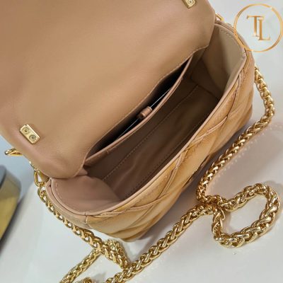 Túi xách đeo chéo Louis Vuitton màu nâu logo vàng hàng hiệu like auth LV19 9 tui lv (5)