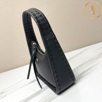 Túi xách Fendi nữ hàng hiệu siêu cấp màu đen da sần cao cấp FD28 10 tui xach fendi (3)