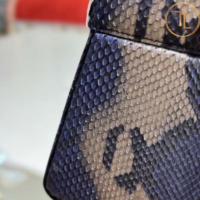 Túi xách Fendi họa tiết da rắn màu xanh dương phối xám hàng hiệu siêu cấp FD11 9 tui xach fendi (4)