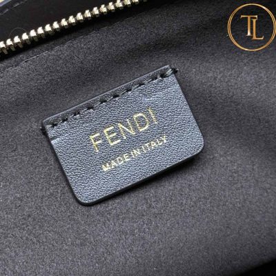 Túi xách đeo chéo Fendi màu xanh rêu phối đen hàng hiệu siêu cấp FD01 8 tui xach fendi (4)