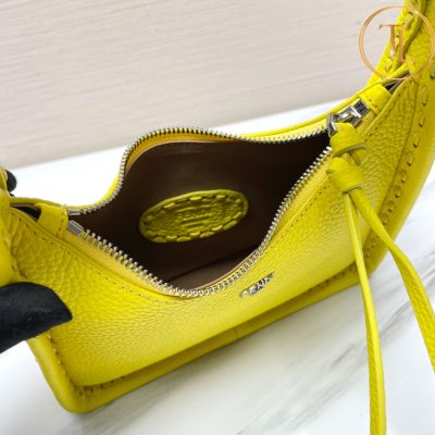 Túi xách Fendi nữ hàng hiệu siêu cấp màu vàng da sần cao cấp FD30 8 tui xach fendi (5)