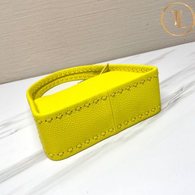 Túi xách Fendi nữ hàng hiệu siêu cấp màu vàng da sần cao cấp FD30 11 tui xach fendi (9)