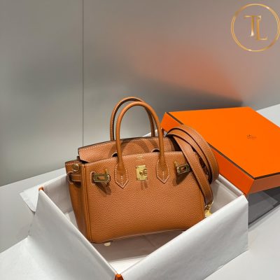 Túi xách đeo chéo Hermes Birkin màu nâu size 20 hàng hiệu Like Auth HM05 8 tui xach hermes (4)