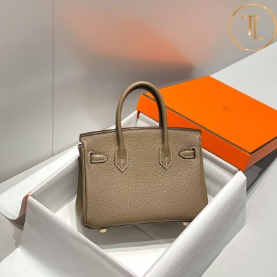 Túi xách đeo chéo Hermes Birkin màu ghi nâu size 20 hàng hiệu Like Auth HM06 11 tui xach hermes (9)