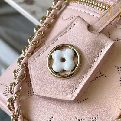 Túi xách đeo chéo Louis Vuitton màu hồng dập logo cận chính hãng LV43 7 tui xach lv (3)