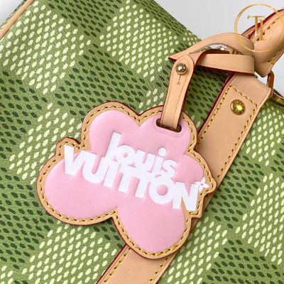 Túi xách đeo chéo Louis Vuitton hàng hiệu màu xanh lá caro LV06 7 tui xach lv (4)