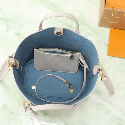 Túi xách đeo chéo Louis Vuitton màu xám dập logo hàng hiệu like auth LV15 9 tui xach lv (7)