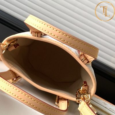 Túi xách đeo chéo Louis Vuitton màu be họa tiết hàng hiệu like auth LV26 8 tui xach nu lv (6)