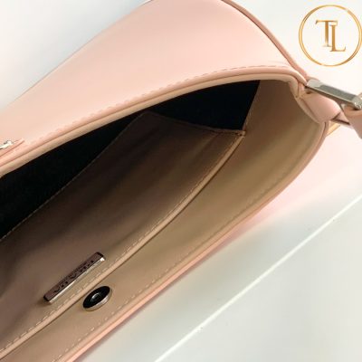 Túi xách kẹp nách Prada nữ màu hồng nổi bật hàng hiệu cận chính hãng PR006 8 tui xach prada (7)