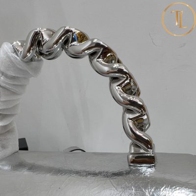 Túi xách đeo chéo Versace nữ màu bạc size 20 hàng hiệu like auth VS05 8 tui xach versace (3)