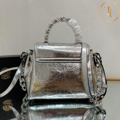Túi xách đeo chéo Versace nữ màu bạc size 20 hàng hiệu like auth VS05 11 tui xach versace (7)