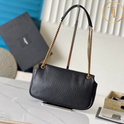 Túi xách đeo chéo nữ YSL màu đen logo vàng hàng hiệu cận chính hãng YSL 059 10 tui ysl (2)